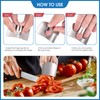 9 Pieces Finger Guard Set for Cutting Finger Cots Stainless