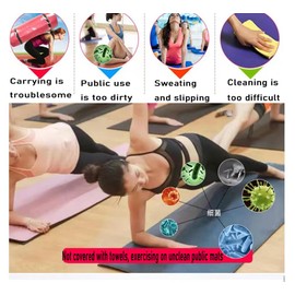 HYOOG Meditation Mat New Printed Yoga Mat, Yoga Towel, Yoga Blanket Mat, Fitness Yoga Blanket 72" L x 24.8" W (Elk)