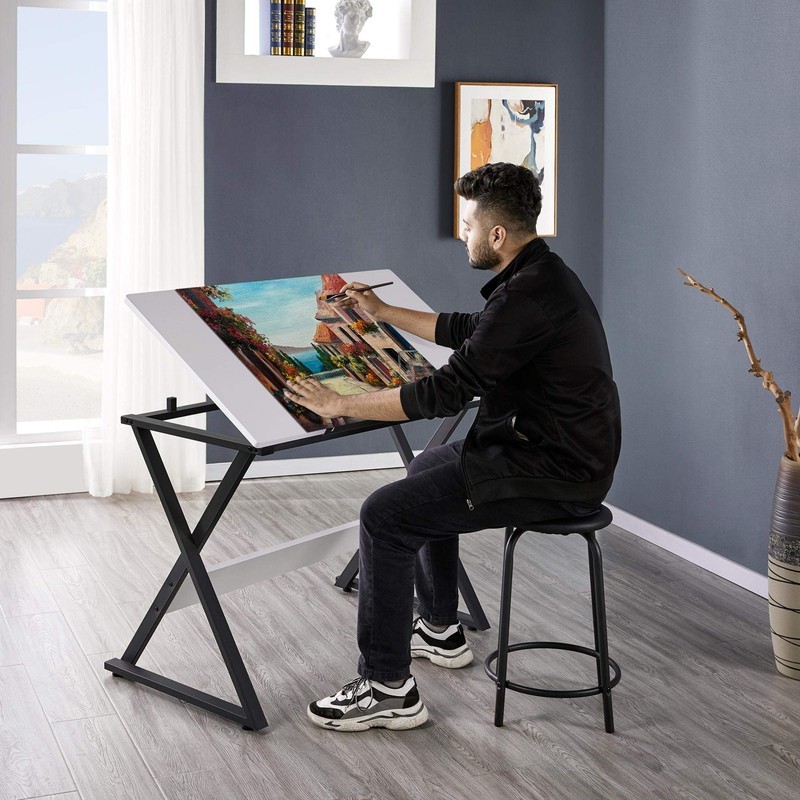 Yaheetech Drafting Table for Artists Art Desk Drawing Painting Studying