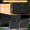 LYHNMW Mobile Outdoor TV Stand Cover, Heavy Duty 600D Oxford