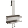 SKM Hanging Shower Caddy Silver Brushed 304 Stainless Steel,Silver (Weight