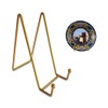 MADOCEGO 2 PACK Gold 6 Inch Display Easel Plate Stand