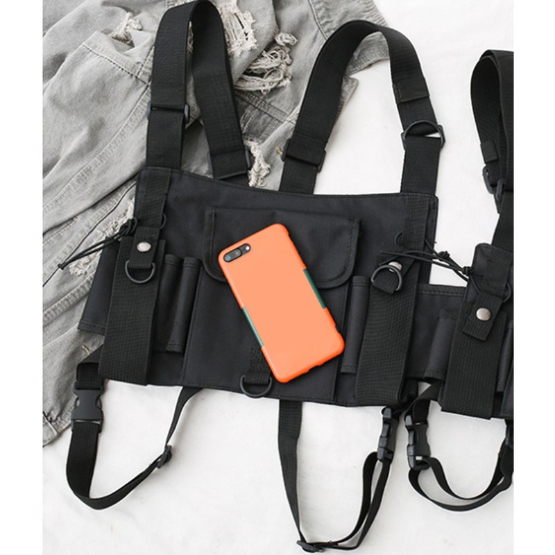 Chest Pack Oxford Cloth Nylon Universal Hands Free Chest Front