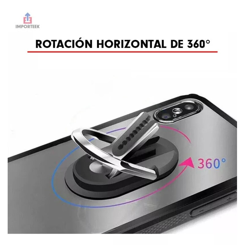 Importeek Soporte Sujetador Celular Anillo Base Auto Rejilla Aire 360