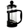 Café Olé 3 Cup Everyday Black Plastic Cafetiere, Rust Resistant