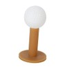 OHPHCALL 5pcs Rubber Golf Tees Durable Coffee Color Lightweight Design