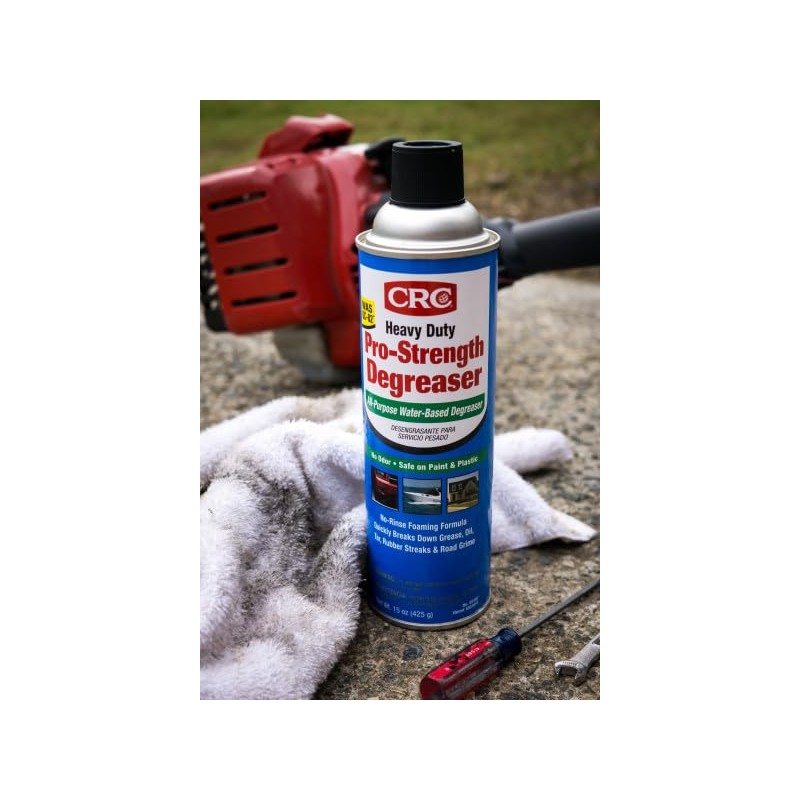 CRC 05482 Heavy Duty Pro-Strength Degreaser, All-Purpose Water-Based Degreaser, Odorless,