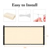 SUNLAX 3'x10' Cream Balcony Privacy Screen Fence Windscreen Cover Fabric