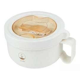 YAKADA Lonchera Portavianda Contenedor Lunch Box 850 Ml Para Fideos