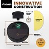 Xikar PuroTemp Round Digital Hygrometer, 10 Second Refresh Rate, Brushed