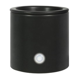 Electric Ceramic Wax Melt Warmer, 18-Watt, 4" x 4", Black, LED Indicator