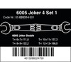 Wera - 05020314001 - Double Open-Ended Wrench Set, 6005 Joker