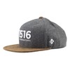 Bavarian Caps Cap 1516 Flannel Grey, charcoal