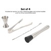 Bartender Kit Bar Tool Set Stainless Steel Cocktail Jigger Muddler