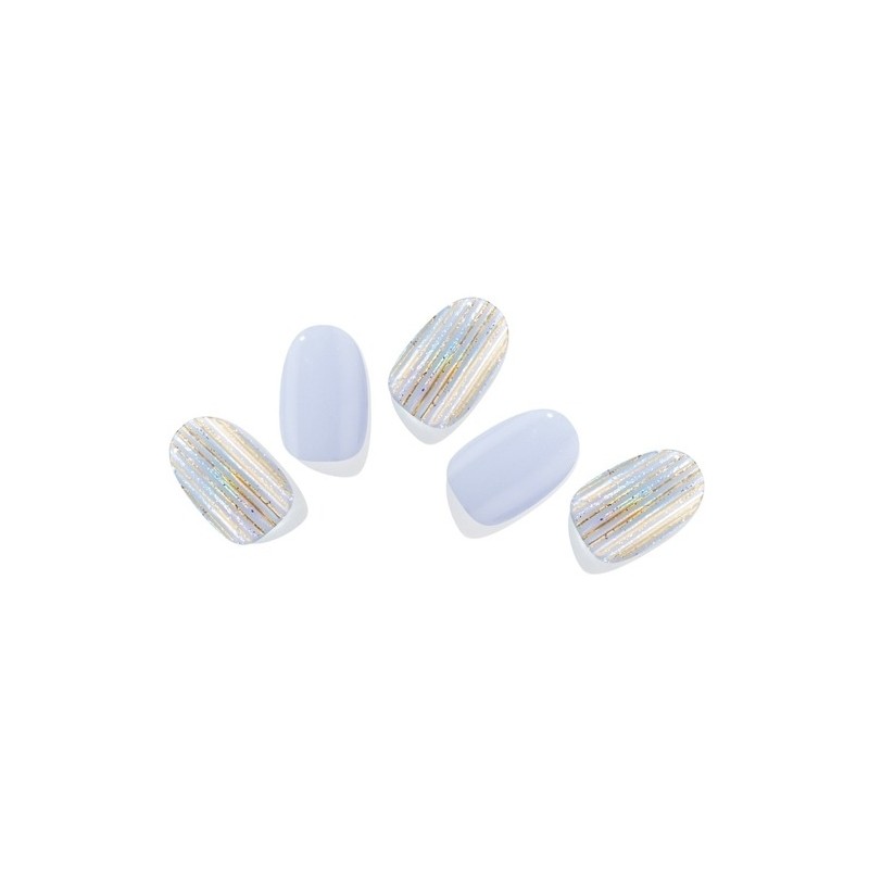 Shop Gel Blue Glass Gel Nails 16pcs / 샵젤 블루글라스