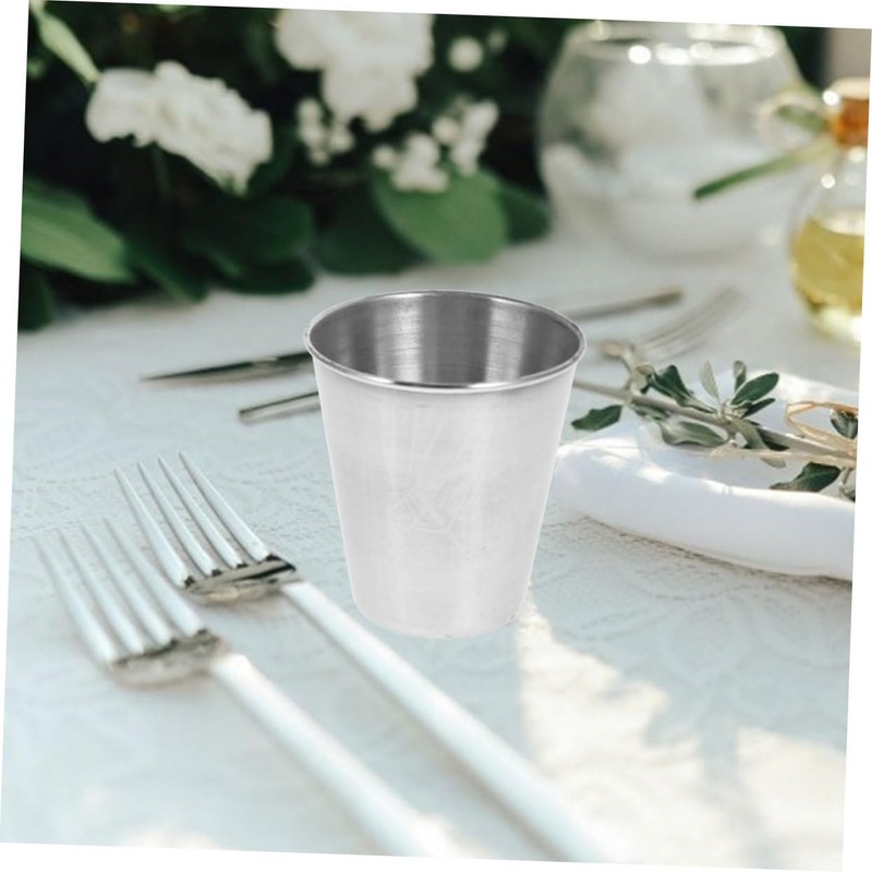 LABRIMP 2pcs Beverage Cups Tiny Juice Cups for Outdoor Use