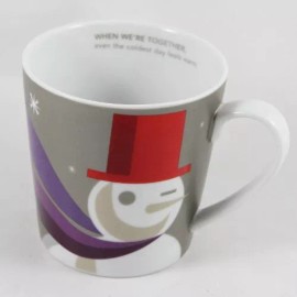 Starbucks 2011 Christmas Snowman Mug 18 oz in Gift Box