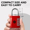 Padlock 4 Digit Combination Lock - for Gym School Locker,