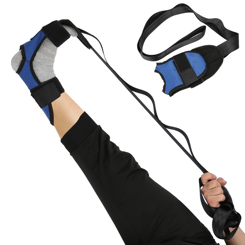 Professional Stretching Belt Yoga Pilates Leg Strap Rehabilitation Belt Fitness