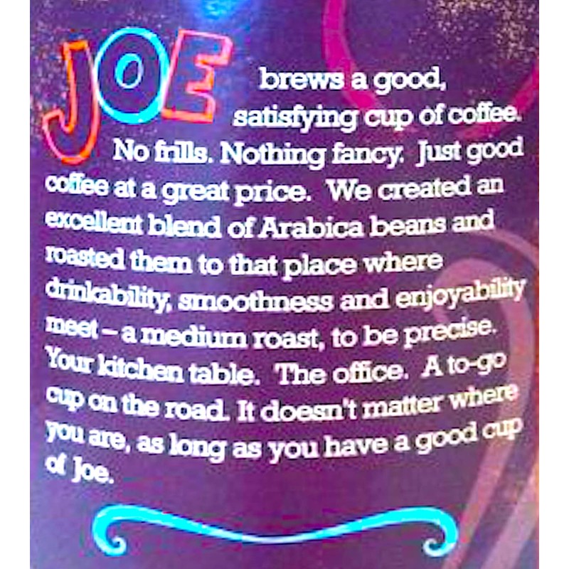 Trader Joe's Joe Coffee, Medium Roast, 100% Arabica Whole Bean