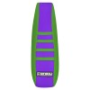 Enjoy Mfg 2002-2022 Kawasaki KLX 110 gripper seat cover GREEN/PURPLE/G