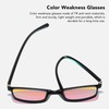 Color Blindness Glasses Double Sided Coating Good Transmittance Color Weakness