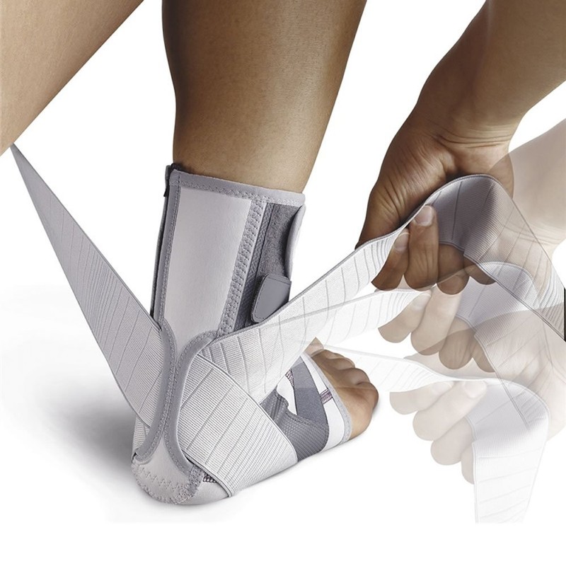 Push Med Knöchelbandage – verstellbar, Achillesstütze, bequem, Rehabilitation, Fersenverschluss, sicher