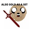 AllTru2U Child Size 17" Finn Demon Blood Sword | Handmade