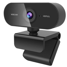 Dewanxin Webcam, USB Full HD 1080P Webcam with Noise Cancelling Microphone PC Laptop Desktop Webcam with 360° Rotating Base Plug & Play for Video Calls, Live Streaming, Games and Conferences