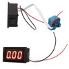 DC Ammeter Digital Current Voltage Meter with Hall Sensor, LED