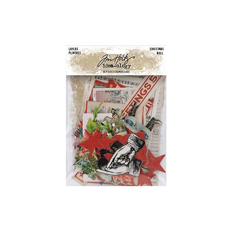 Idea-Ology Layers Die-Cuts 36/Pkg-Christmas