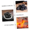 Kisangel 1bag Fireplace Charcoal Tablets Multi-Functional Bamboo Charcoal for Camping