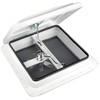 Livpow RV Roof Vent With 12V Fan Reversible 14" x