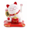 Mini Estatuilla Gato Japonés Suerte Fortuna Brazo Maneki Nek