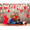 LYWYGG 7X5FT Happy Valentine's Day Backdrops Valentines Decoration for Photography