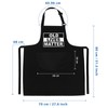 LINEN CLOSET® Adjustable Bbq Aprons for Men Funny Chef Aprons