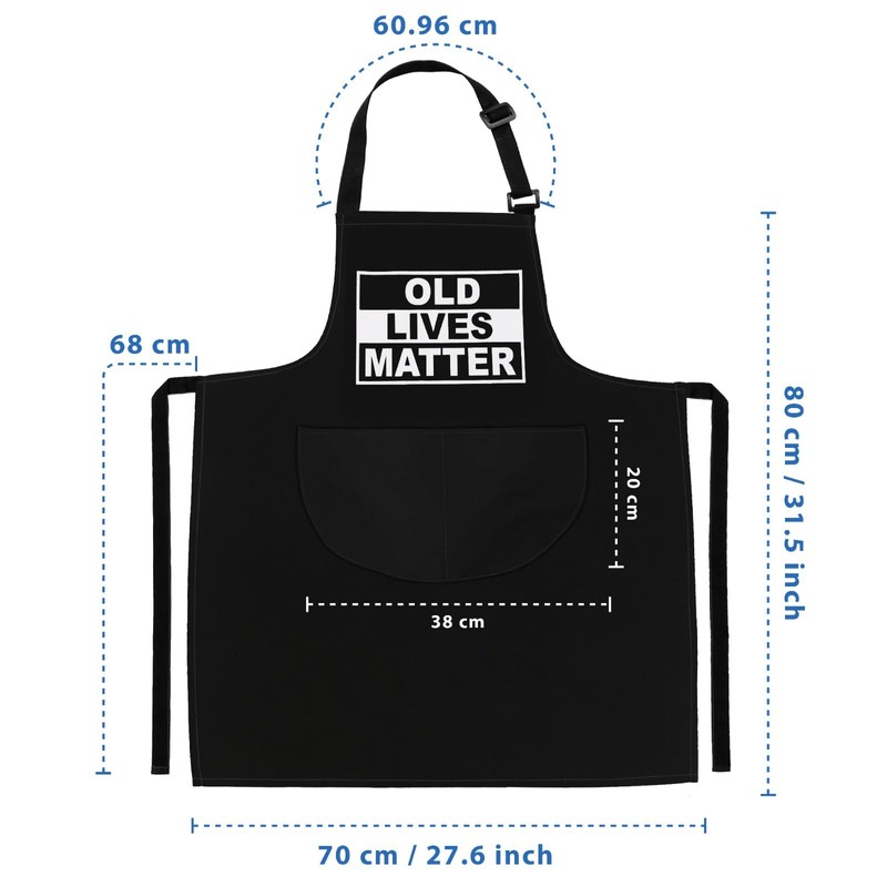 LINEN CLOSET® Adjustable Bbq Aprons for Men Funny Chef Aprons