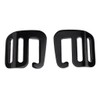 yuksok 2pcs Backpack g Shaped Hook Webbing Buckle Hardware, Lightweight