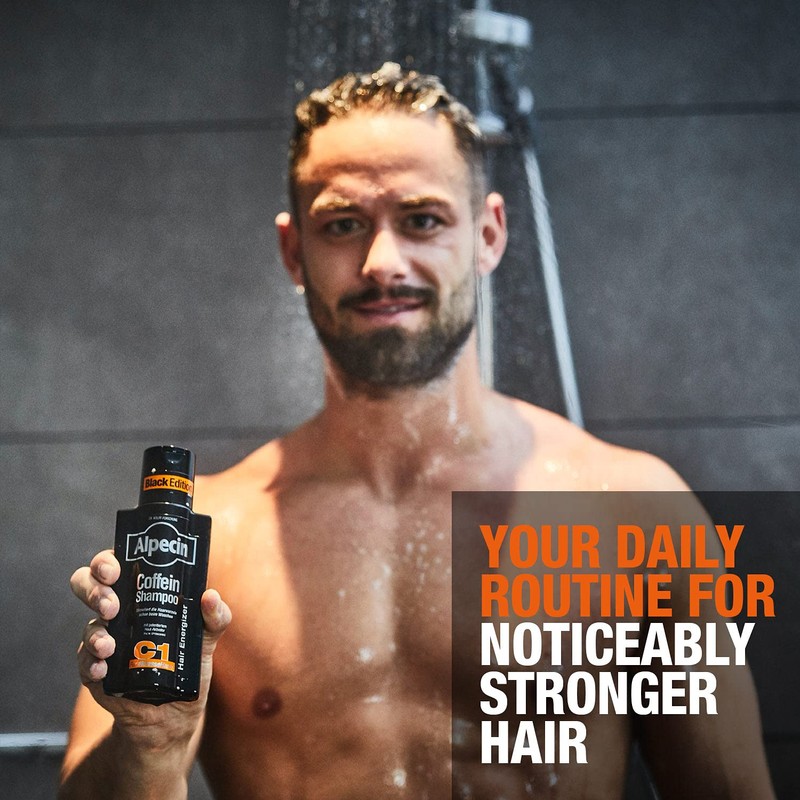 Alpecin Caffeine Shampoo C1 Black Edition with Bold Fragrance 8.45