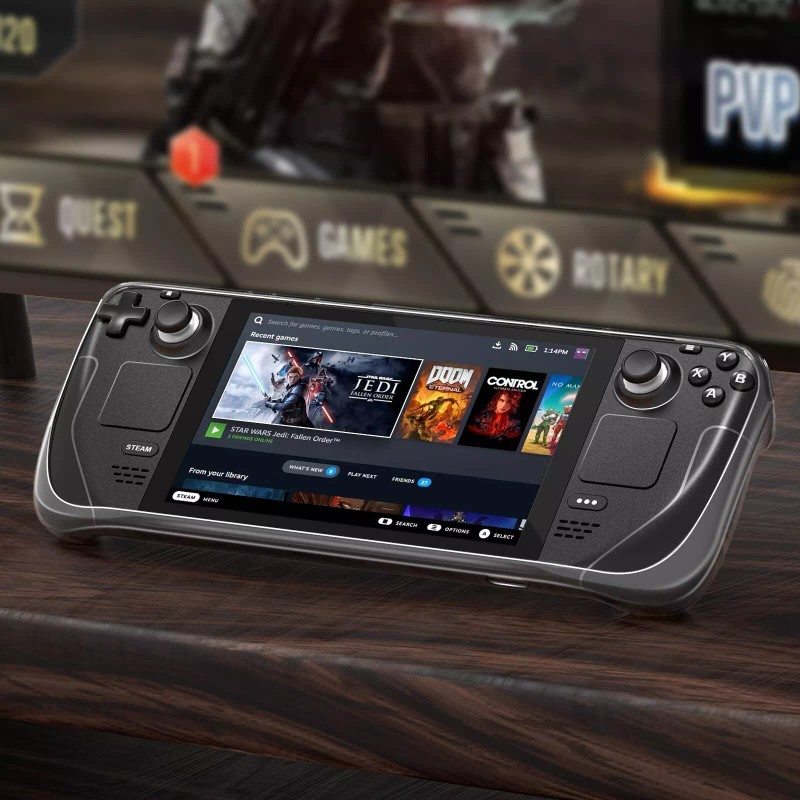 HEYSTOP Protective Case for Steam Deck, TPU Soft Cover Protector