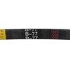 sourcing map B-77 V-Belts 77" Pitch Length, B-Section Rubber Drive