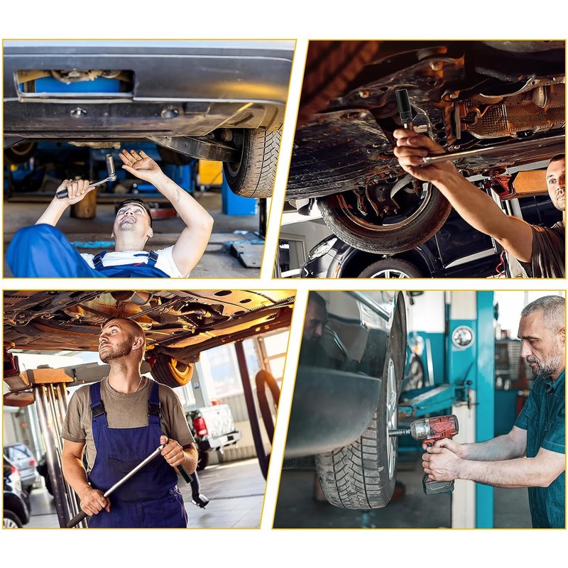 TA-VIGOR 1/2" Socket Accessory Set, 20mm Deep, 6 Point Impact