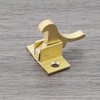 eMagTech Pack of 4 Pure Brass Bird Latches with Screws