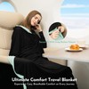 16-in-1 Compact Travel Blanket with Bag – Reversible, Ultra Soft