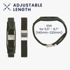 kwmobile Nylon Watch Strap Compatible with Xiaomi Mi Band 7