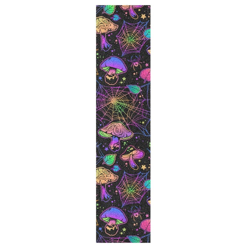 VitVerCosy Magic Spider Web Skateboard Grip Tape Longboards Griptape Bubble