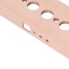 DIY Glow Tube Clock Kit 4 Lamps Beech Wood Enclosure