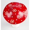 Sass & Belle Medium Christmas Flat Red Toadstool Decoration