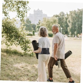 Healvian Heated Lumbar Support Belt Self-heating Waist Band for Lower Back Unisex Design for and Muscle Recovery for Sports and Everyday Use Black