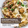 Morelli Organic Pappardelle Pasta Noodles - Imported Pasta from Italy,